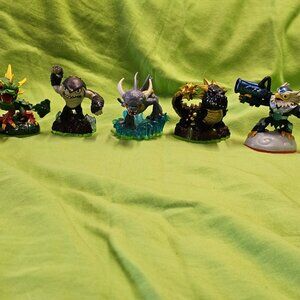 Skylanders Lot Of 5 Figures GIANTS, Spyro's Adventure READ
